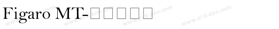 Figaro MT字体转换